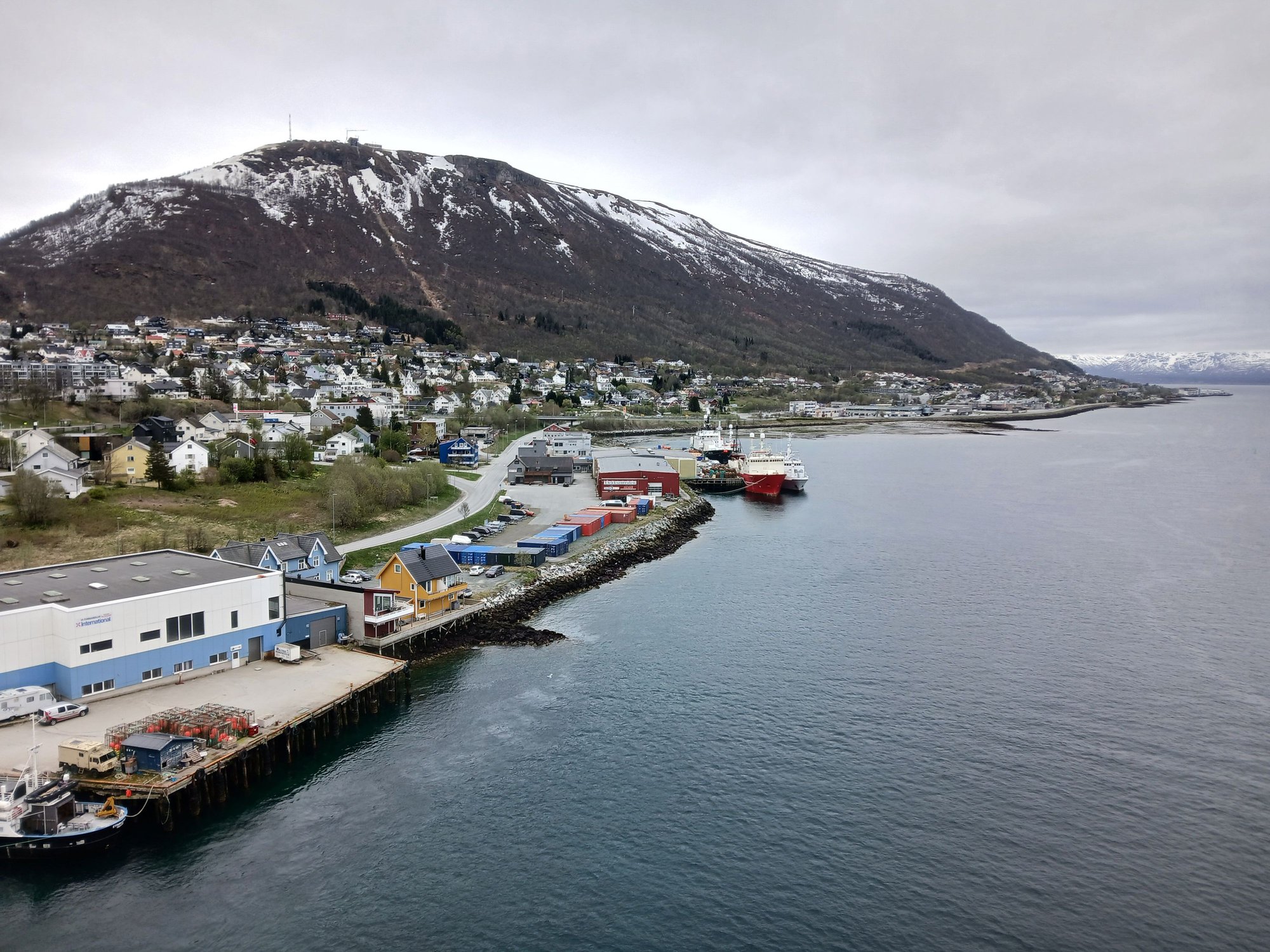 Views of Tromsdalen, the mainland across Tromso