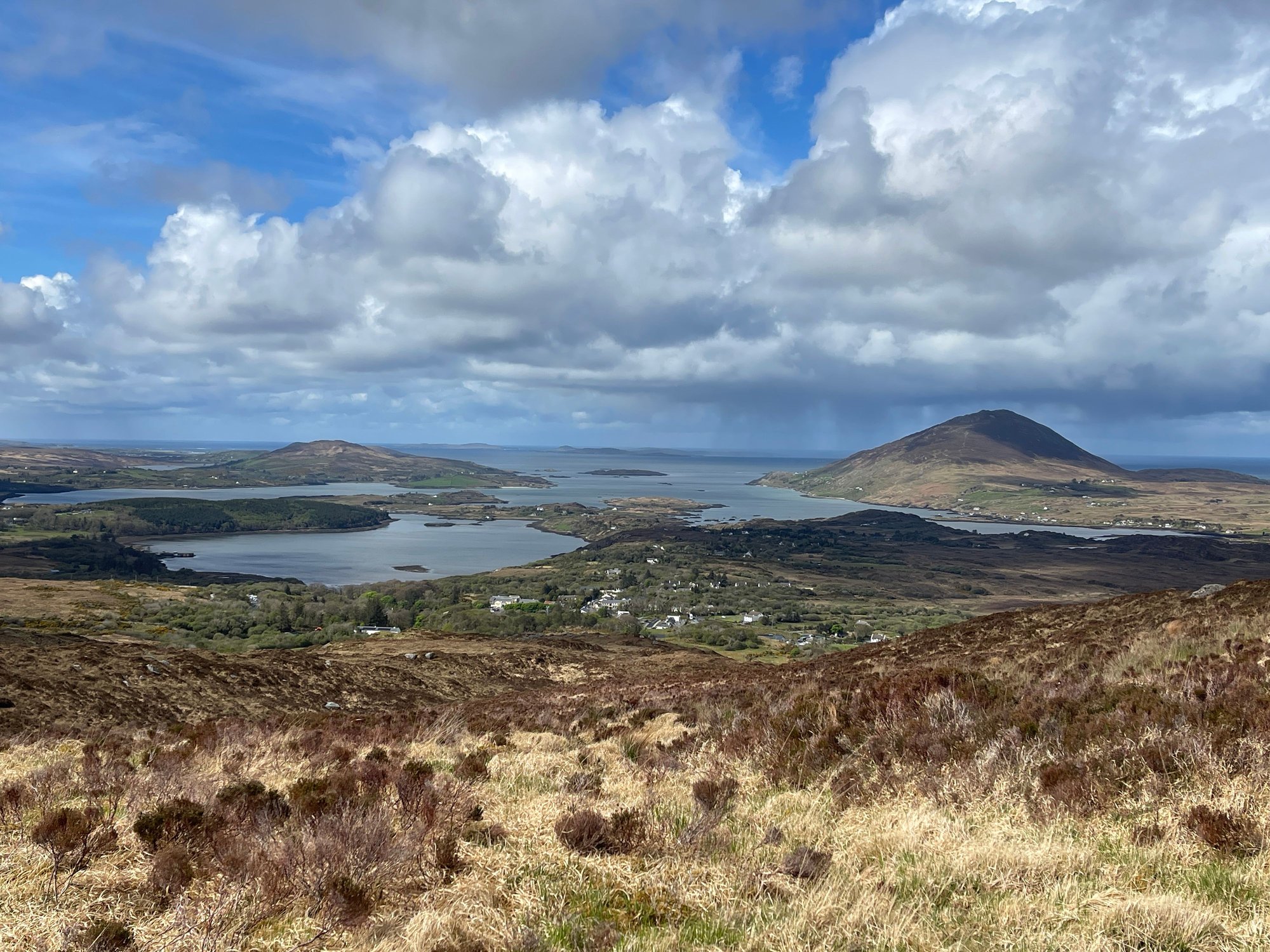 View from 3/4 of the trail up the summit