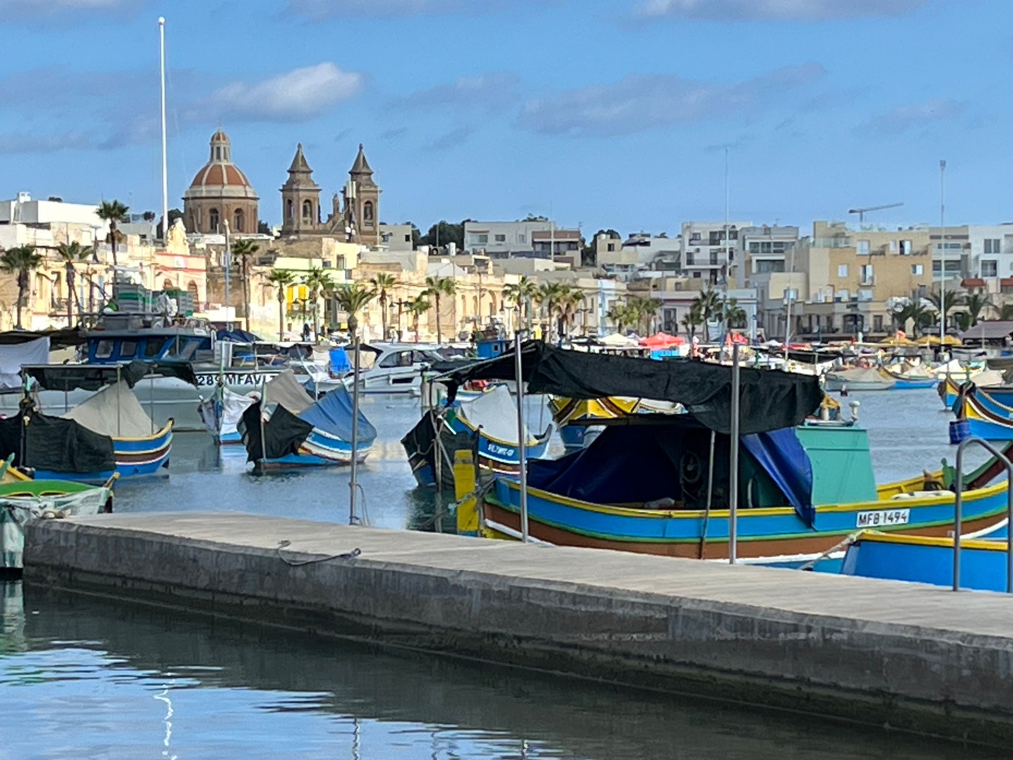 The harbor in Marsaxlokk