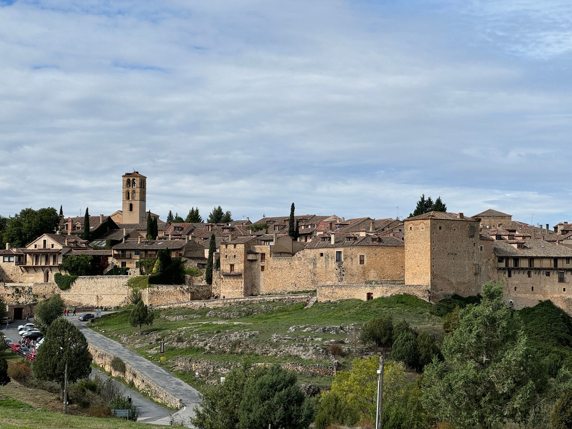 Pedraza from outside the walls