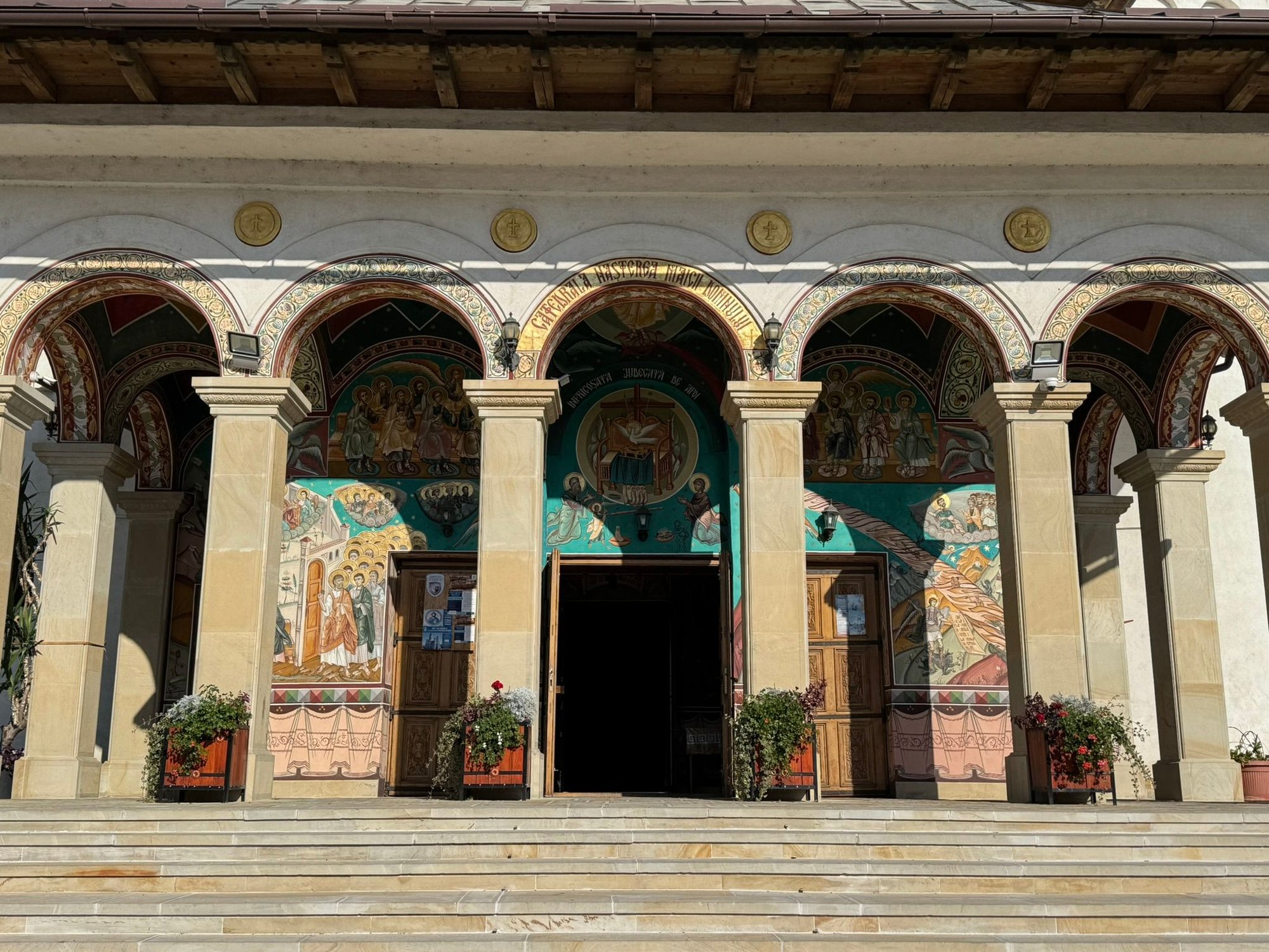 Beautiful church in Gura Humorului