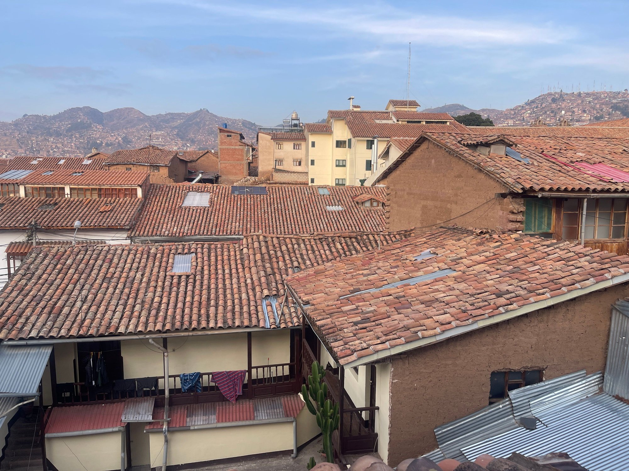 View from room balcony 