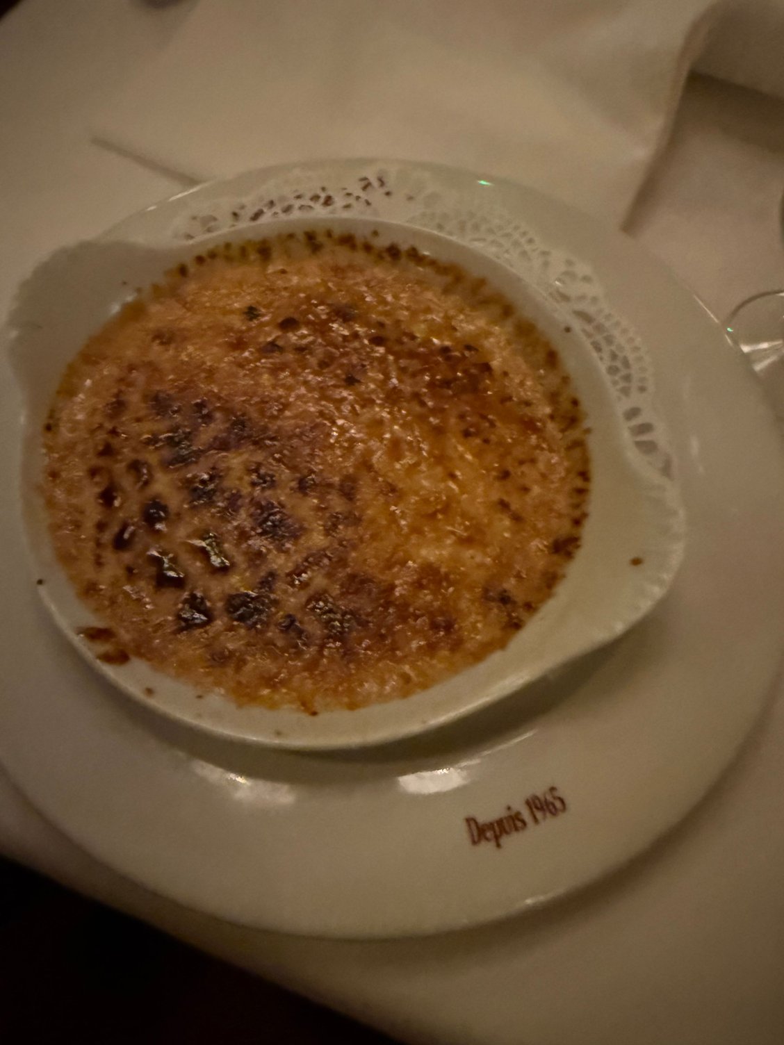 Crème brulee