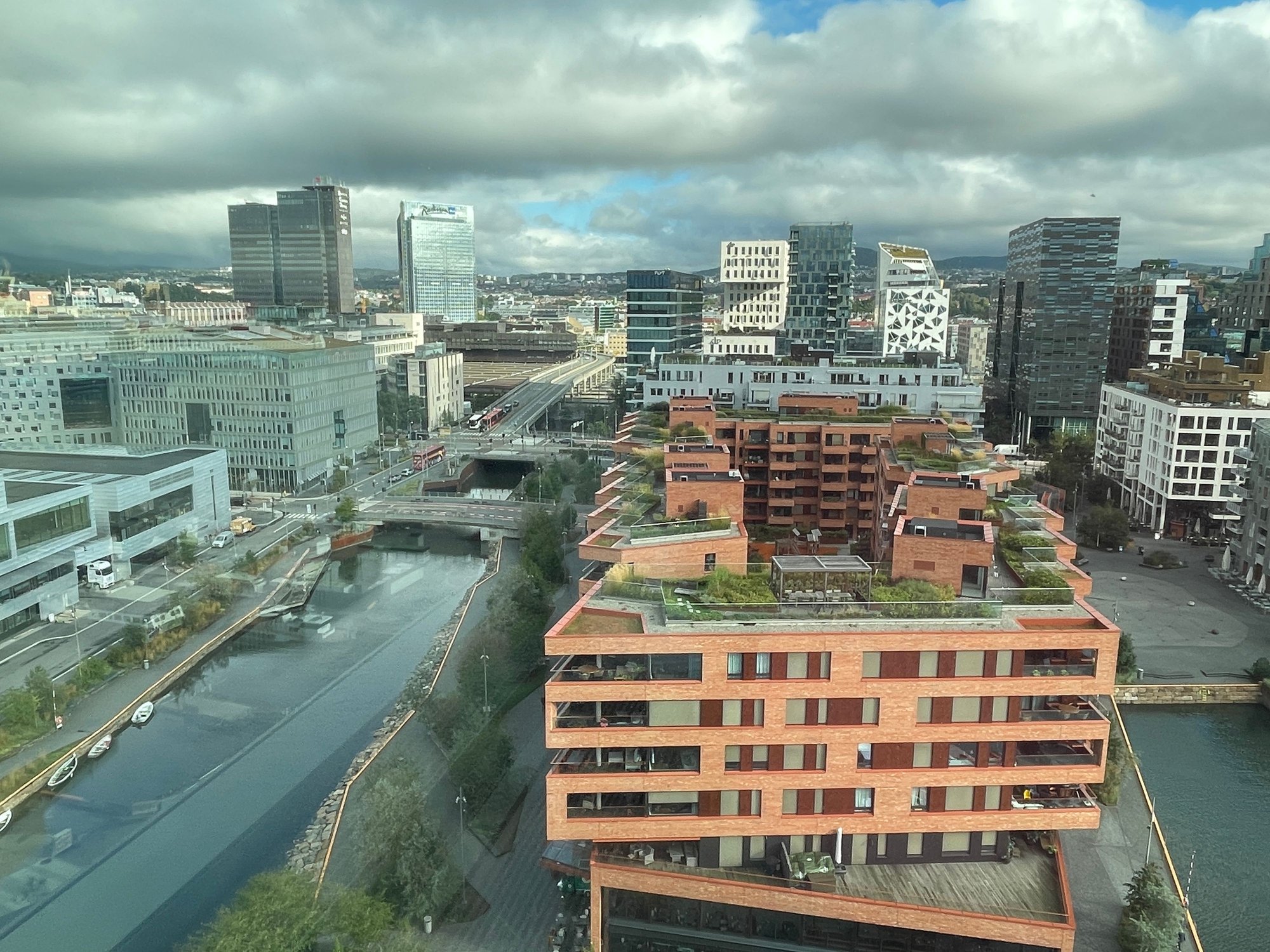 Views from upper floor