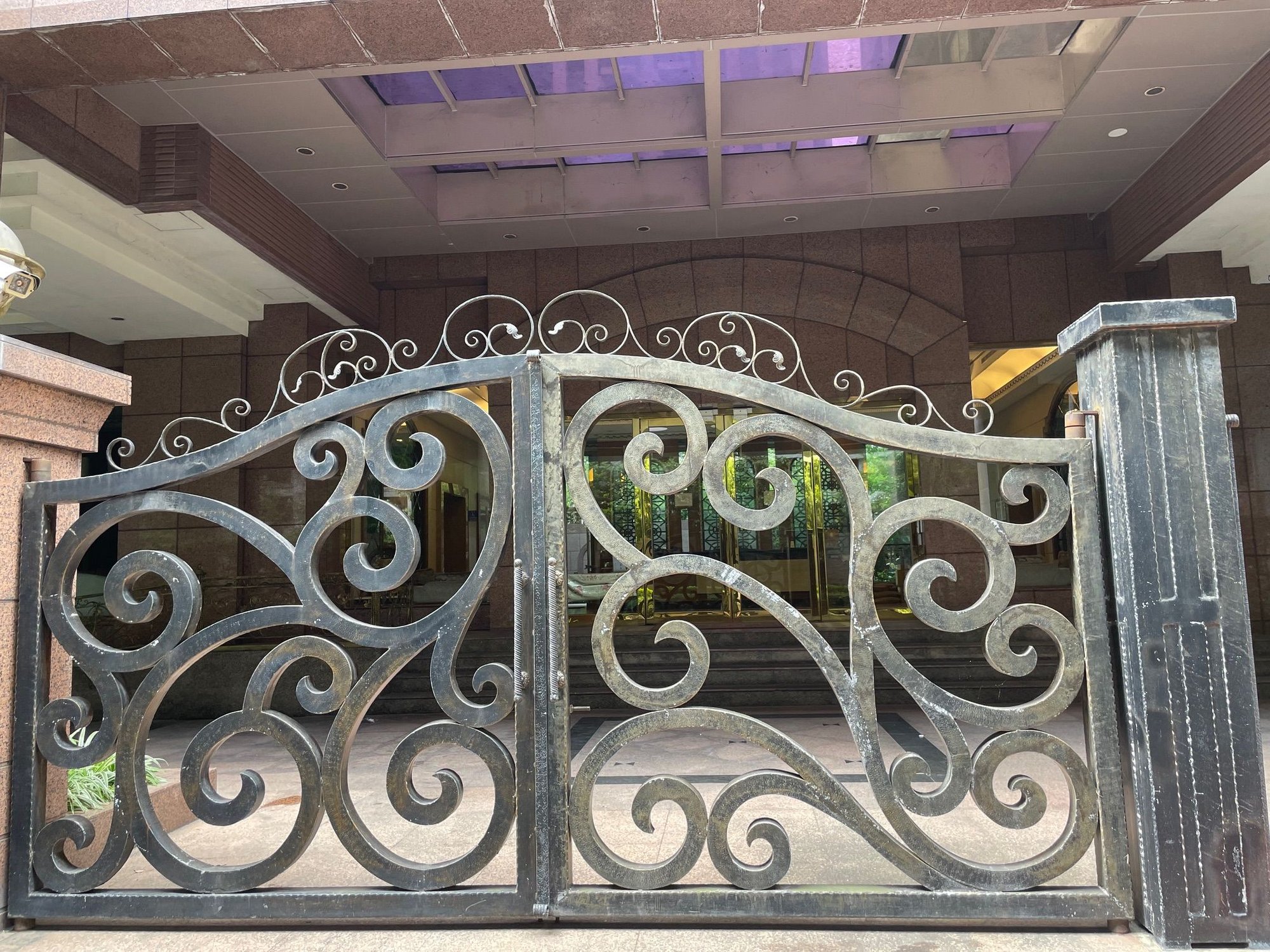 The gates to the first tower...