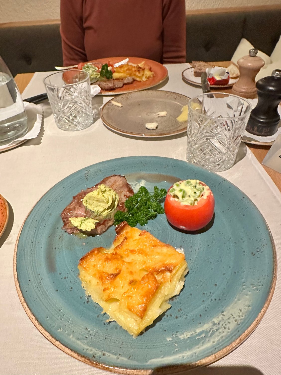 Dinner at Hotel Alpenrose