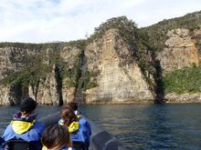Cliff waterfall