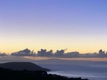 A clear morning when we can see Lanai, Molokai and Maui 