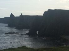 Duncansby Sea stacks - lighting not great - hope you can see them!