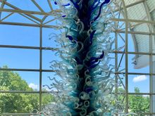 Entrance with Chihuly glass
