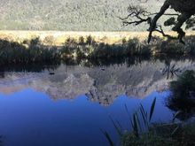 Mirror Lake on the way to Milford Sound