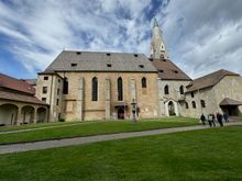 Across the courtyard/cloister from the cathedral is the more modest St. Michael’s church, with history dating to the 11th century.
