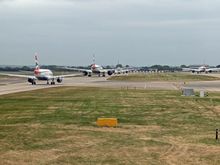 The queue wasn't too bad today