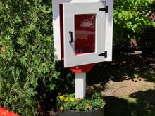 Grand opening of Little Free Library 