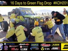 Johnson Valley CA near 29 Palms - an opportunity for a good welder who knows how to be part of a team (volunteer pit crew).  DS in the black sweat shirt. 