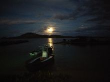 Moonrise over Blue Lagoon