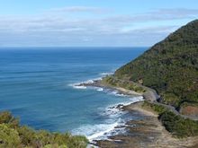 Coastline of Great Ocean Rd