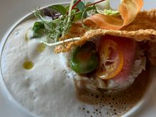 Crab dish that has so many components. Simply divine! 