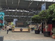 One entrance to Spitalfields Market