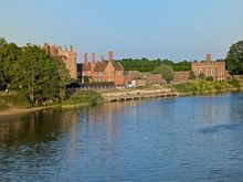 The Palace from the nearby bridge 