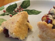 
As you can see, bottom of crust was baked perfectly, no parbaking and not a hint of,sogginess.  The pie as a whole is delicious, and I can see the appeal of making this type of crust for certain pies.  I would be tempted to make it with olive oil for a chicken pie to see if that type oil lends it any additional flavor. 