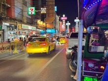 Riding in heavy traffic