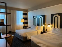 Our spacious hotel room, 350 sq ft 