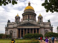 St Isaac’s Cathedral, the largest Roman Orthodox Basilica and fourth largest cathedral in the world built 1818-1858.