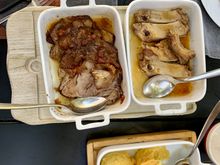 Ribs and rabbit!