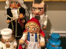 Back L to R:  judge, doctor
Front:  baker, Little Red Riding Hood, QE2