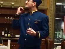 Loud shouting, but what is he saying?