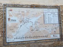 Map of the site at the Visitor Ce ter 