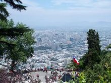 View from Parque Metropolitana