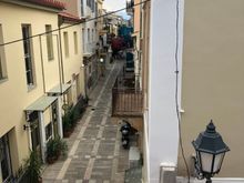 View from our room at Omorfi Poli