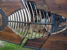 Gotta luv artistic communities. This was someone's front yard gate.