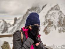 It was so windy and chilly outside. 