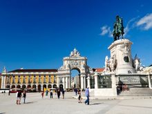 The main Lisbon square