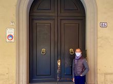 Door to our old building. 