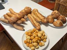 Our finished products went home with us