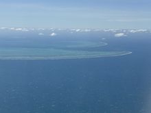 Caught a glimpse of the Barrier Reef landing in Cairns