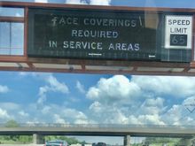 Every State had signs to wear a mask.  Everyone we saw obeyef.