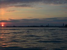 Sunset over Venice