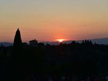 Sunrise from my bedroom