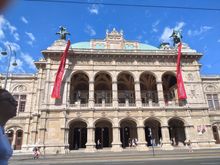 Wiener Staatsoper. This is the front. It extends for a great distance on the sides.