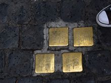 These Holocaust memorial plaques always stop me in my tracks.