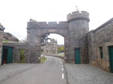 .. and the road passed through the grounds !