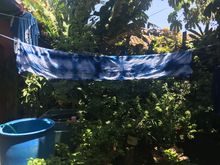 Scarf (?) that I dyed with indigo.  