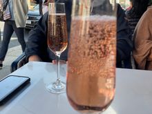 Bubbly at Walton Cafe