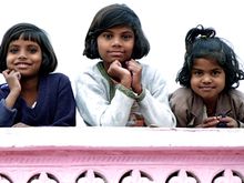 These girls were on a low rooftop above me as I walked by, I believe in Bundi. I pointed to my camera and looked at them questioningly. They nodded and struck a pose.