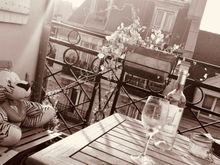 Enjoying the rooftops in the Marais
